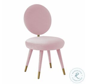 Kylie Bubblegum Velvet Dining Chair
