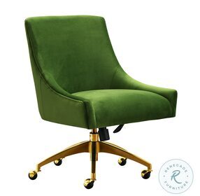 Beatrix Green Adjustable Swivel Office Chair