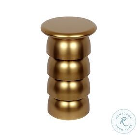 Sasha Gold Side Table By Inspire Me Home Decor