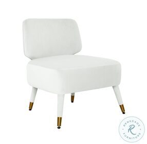 Athena Light Grey Velvet Accent Chair by Inspire Me Home Decor
