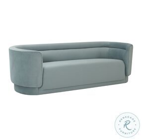 Macie Sea Blue Velvet Sofa