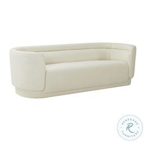 Macie Cream Linen Sofa