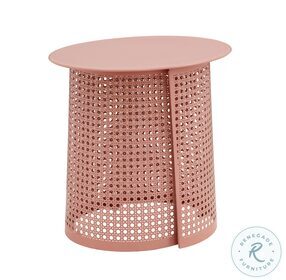 Pesky Coral Pink Side Table