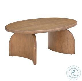 Sofia Cognac Wooden Coffee Table