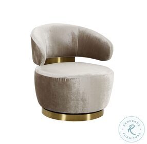 Austin Champagne Swivel Chair