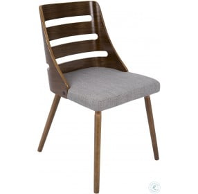 Trevi Gray And Walnut Dining Chair