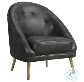 Taya Magnetite Accent Chair