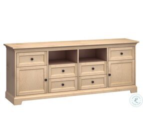 Home Storage Solutions Beige 6 Drawer And 4 Shelf 83" TV Console