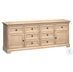 Home Storage Solutions Beige 8 Drawer And 2 Shelf 83" TV Console