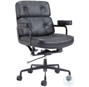 Smiths Black Swivel Office Chair