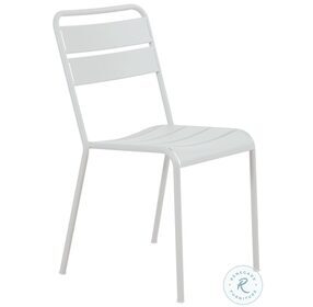 Twist White Stackable Outdoor Chair Set of 4