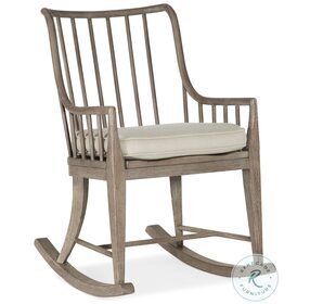 Moorings Gray Washed Oak Rocking Chair