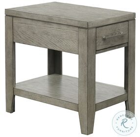 Essex Dove Gray Chairside Table
