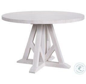 Modern Farmhouse Cool White Wright Dining Table