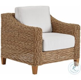 Coastal Living Laconia Canvas Natural Outdoor Lounge Chair