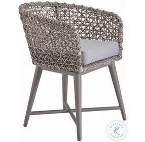 Coastal Living Saybrook Fog and Soft Gray Outdoor Dining Chair