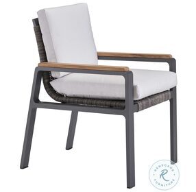 Coastal Living San Clemente Brindle Wicker Outdoor Dining Chair