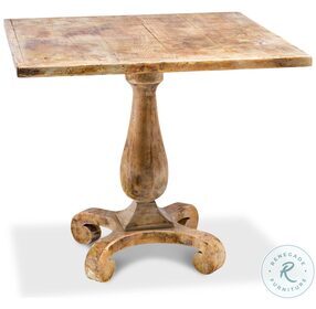 U021-01 Antique Oak Bistro Table