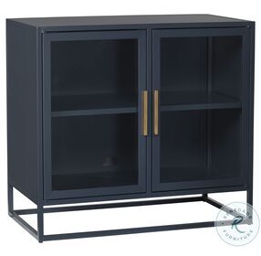 Getaway Santorini Cerulean Blue Short Metal Kitchen Cabinet
