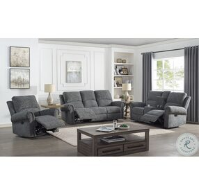 Connor Gray Dual Reclining Living Room Set