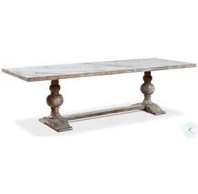 U130-As06 Gray Small 81" Dining Table