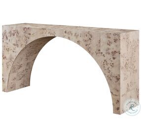 Tranquility Arc Mappa Burl Arc Console Table