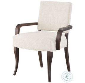Erinn V X Arcata Crossover Sand White Arm Chair Set of 2