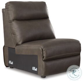 Salvatore Chocolate Armless Chair