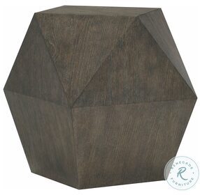 Linea Cerused Charcoal 20" End Table