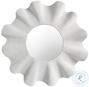 Weekender Shell White Scallop Mirror
