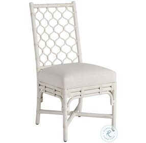 Weekender White Rattan Marco Side Chair Set of 2