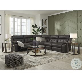 Mackie Pike Storm 5 Piece Power Reclining Sectional