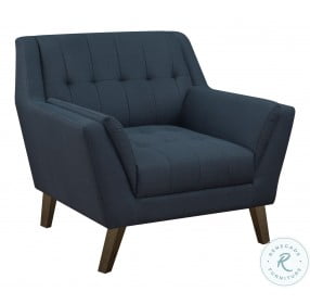 Browning Navy Peacock Chair