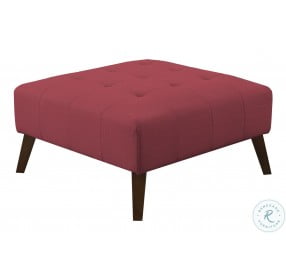 Browning Brick Red Ottoman