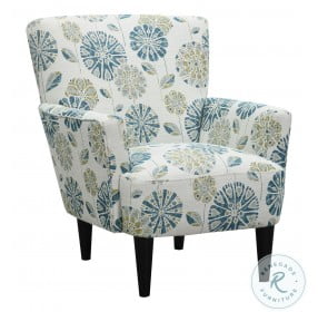 Gilmore Cascade Teal Accent Chair
