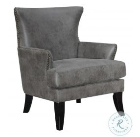 Mcdaniel Charcoal Gray Accent Chair
