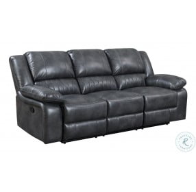 Marshall Charcoal Gray 85" Reclining Sofa