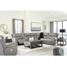 Dunleith Gray LAF Power Reclining Sectional
