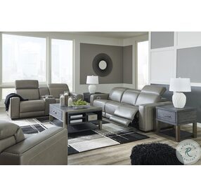 Correze Gray Power Reclining Living Room Set