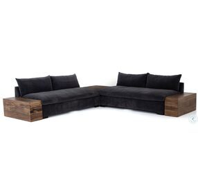 Grant Henry Charcoal With Corner And End Table Sectional