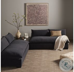 Grant Henry Charcoal 2 Piece Sectional with Coffee Table