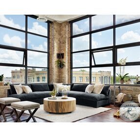 Grant Henry Charcoal 3 Piece Sectional