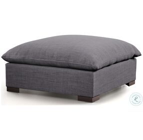 Westwood Bennett Espresso And Charcoal Ottoman