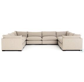 Westwood Bennett Espresso And Moon 8 Piece Sectional