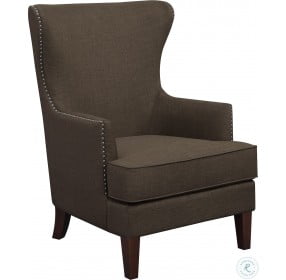 Avery Chocolate Accent Arm Chair