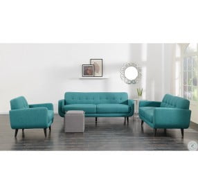 Hailey Teal Living Room Set