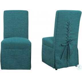 Hayden Aqua And Teal Parsons Dining Chair Set Of 2