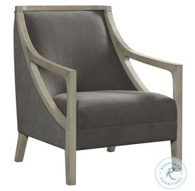 Dayna Charcoal And White Wash Frame Accent Chair
