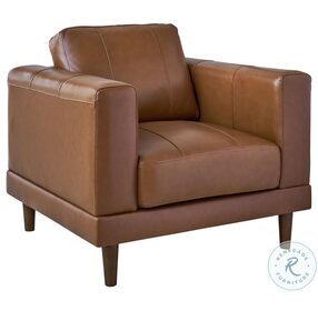 Hanson Fiero Tan Leather Chair