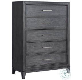 Lenox Smoked Pearl 5 Drawer Chest